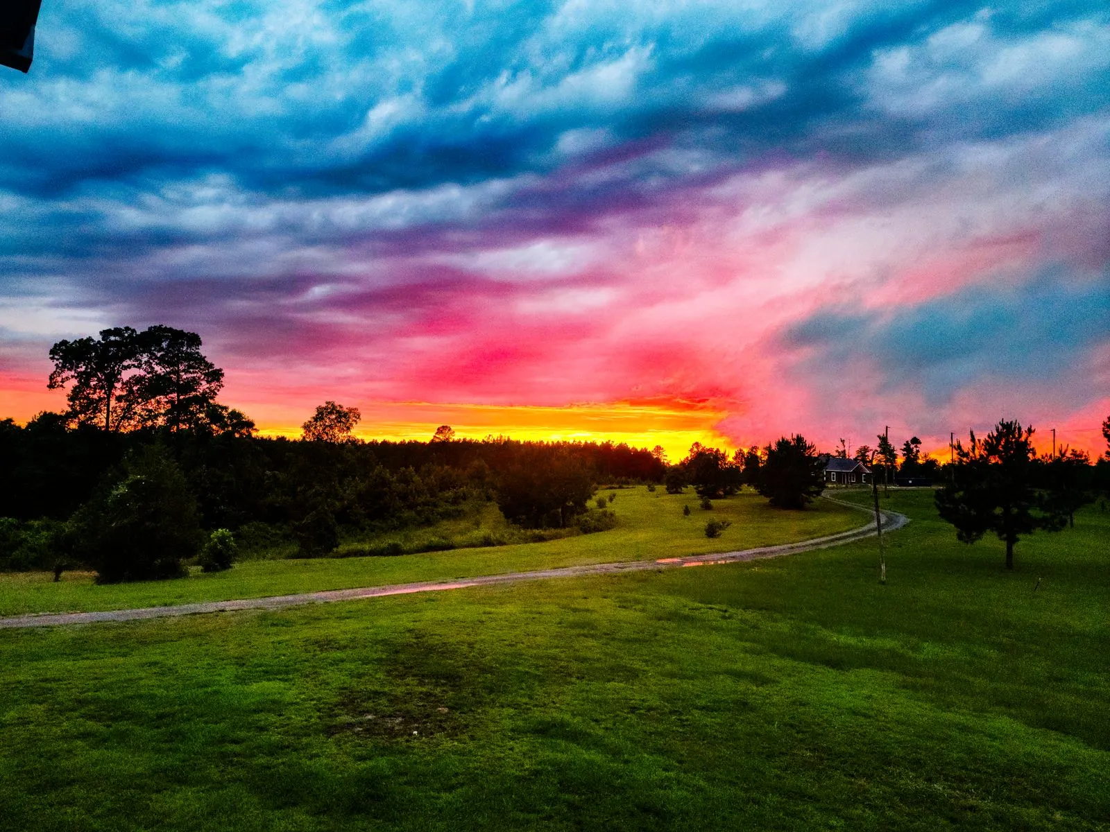 Breathtaking panoramic view of Estrella Vista Ranch showcasing the property's natural beauty